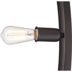 Franklin Iron Works Arcos Industrial Arc Floor Lamp 71" Tall Bronze Brown Metal Dimmable LED Decor For Living Room Reading Bedroom Office House Home -Safavieh Store GUEST 0089ead0 b0c1 45f8 9a2d 3788cbc72867