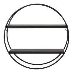 24" Diameter Sequoia Wood And Metal Round Wall Shelf - Kate & Laurel All Things Decor 14 24" Diameter Sequoia Wood And Metal Round Wall Shelf - Kate & Laurel All Things Decor -Safavieh Store GUEST 0611b927 d583 4e2e 9798 a1de29b1c419