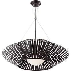 Possini Euro Design Planet Black Large Pendant Light 31 1/2" Wide Mid Century Modern White Glass For Dining Room House Foyer Kitchen Island Entryway -Safavieh Store GUEST 06d7d210 9fe9 417c a2aa 8e156d290fe3