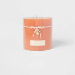 Ribbed Pillar Pumpkin Spice Candle - Threshold™ 13 Ribbed Pillar Pumpkin Spice Candle - Threshold™ -Safavieh Store GUEST 0d63d7f3 068b 4568 b0aa dd0d0ee144a9