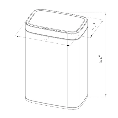 Motion Wastebasket With Liner - Brightroom™ 4 Motion Wastebasket With Liner - Brightroom™ - Image 3