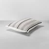 Textured Stripe Pillow Sham Dark Gray/Cream - Hearth & Hand With Magnolia 1 Textured Stripe Pillow Sham Dark Gray/Cream - Hearth & Hand With Magnolia -Safavieh Store GUEST 0f13ca7b 719d 41c4 b902 7d206cc70b43
