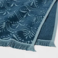 Plush Scallop Towel Teal Blue - Threshold™ -Safavieh Store GUEST 0f3baf99 21c1 4566 bc50 f03d88b13376