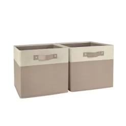 2pc Kids' 10.5" Two-Toned Folding Storage Bin Set - RiverRidge Home -Safavieh Store GUEST 1279212b 786b 45f1 b15e 818e05dab01f