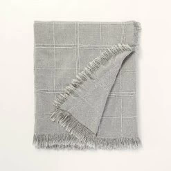 Textured Grid Lines Dobby Throw Blanket - Hearth & Hand™ With Magnolia -Safavieh Store GUEST 1321e055 5bea 4e67 b370 4124d79481cf