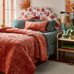 Sun Stitched Vintage Velvet Quilt Sham - Opalhouse⢠Designed With Jungalowâ˘