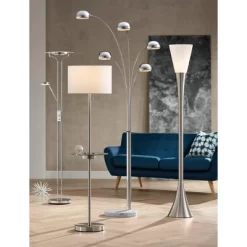 Possini Euro Design Infini Mid Century Modern Arc Floor Lamp 78" Tall Chrome 5 Light Swivel Dome Shades For Living Room Reading Bedroom Office House 17 Possini Euro Design Infini Mid Century Modern Arc Floor Lamp 78" Tall Chrome 5 Light Swivel Dome Shades For Living Room Reading Bedroom Office House -Safavieh Store GUEST 1b82715a 7bee 4419 9af3 406a6342b315