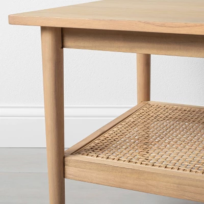 Wood & Cane Coffee Table - Hearth & Hand™ With Magnolia 3 Wood & Cane Coffee Table - Hearth & Hand™ With Magnolia
