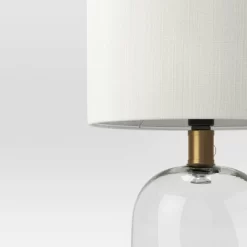 Glass Cylinder Mini Table Lamp With Open Base Clear - Threshold™ -Safavieh Store GUEST 1f14c873 4b74 4c73 a623 c80d2dde31a2