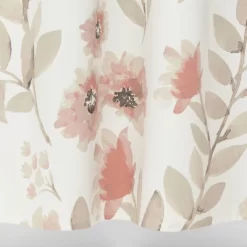 Blooms Flat Weave Shower Curtain Coral - Threshold™ -Safavieh Store GUEST 20d1e2c8 5b6d 4bb6 9627 163c8cae1e3a