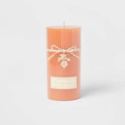 Ribbed Pillar Pumpkin Spice Candle - Threshold™ 11 Ribbed Pillar Pumpkin Spice Candle - Threshold™ -Safavieh Store GUEST 21f896e1 bbe7 4559 bf5f bbe5f97832cd