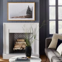 36" X 24" Foggy Seaside Framed Wall Art - Threshold™ Designed With Studio McGee