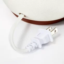 Ceramic Table Lamp With Gingham Print Pleated Shade White (Includes LED Light Bulb) - Threshold™ Designed With Studio McGee -Safavieh Store GUEST 27cadcf6 3a70 4c09 bf47 cd7e6352c324