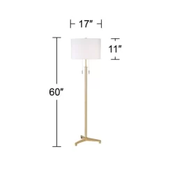Possini Euro Design Encino Modern Tripod Floor Lamp Standing 60" Tall Brass Gold Metal Off White Fabric Drum Shade For Living Room Bedroom Office Home 12 Possini Euro Design Encino Modern Tripod Floor Lamp Standing 60" Tall Brass Gold Metal Off White Fabric Drum Shade For Living Room Bedroom Office Home -Safavieh Store GUEST 2804ff2d 7ac0 49c6 b869 7723a1d7e825
