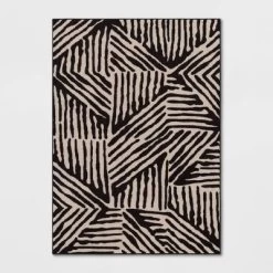 Abstract Lines Rug Black/Tan - Threshold™ 10 Abstract Lines Rug Black/Tan - Threshold™ -Safavieh Store GUEST 2b3b14d6 1781 4d26 a5bb 3e2956f51323