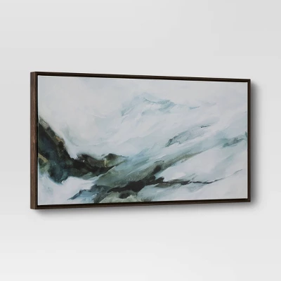 47" X 24" Abstract Mountain Framed Canvas - Project 62™ 4 47" X 24" Abstract Mountain Framed Canvas - Project 62™ - Image 2