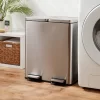 60L Stainless Steel Step Trash And Recycle Can - Brightroom™ 1 60L Stainless Steel Step Trash And Recycle Can - Brightroom™ -Safavieh Store GUEST 30128205 1454 4957 900a b3a6ece06c4f
