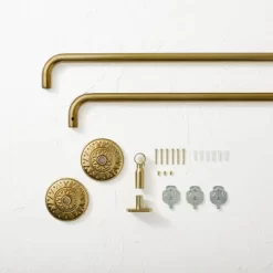 66"-120" Medallion Snap Grip French Curtain Rod Brass - Opalhouse™ Designed With Jungalow™ 7 66"-120" Medallion Snap Grip French Curtain Rod Brass - Opalhouse™ Designed With Jungalow™ -Safavieh Store GUEST 34d78b5a 5da3 4bcd ae5c 12c693e0d007
