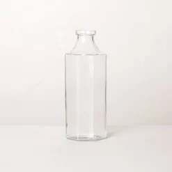 Octagonal Clear Glass Bottle Vase - Hearth & Hand™ With Magnolia -Safavieh Store GUEST 36b305e2 53b3 44aa abdd 1e69bdba402b