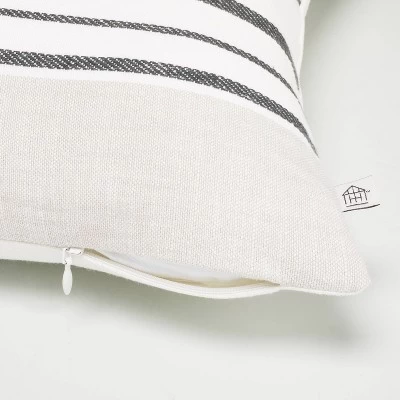 Off-Center Stripes Decorative Pillow Cover - Hearth & Hand™ With Magnolia 4 Off-Center Stripes Decorative Pillow Cover - Hearth & Hand™ With Magnolia - Image 2
