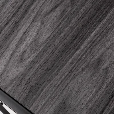 4 Tier Shoe Rack Black Metal With Black Oak Wood - Brightroom™ 5 4 Tier Shoe Rack Black Metal With Black Oak Wood - Brightroom™ - Image 3