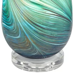 360 Lighting Carmen Modern Coastal Accent Table Lamps 12 1/2" High Set Of 2 Green Art Glass Shade For Bedroom Bedside Nightstand Office 11 360 Lighting Carmen Modern Coastal Accent Table Lamps 12 1/2" High Set Of 2 Green Art Glass Shade For Bedroom Bedside Nightstand Office -Safavieh Store GUEST 3b3e014b 328b 40a3 9116 fffc8a644d67