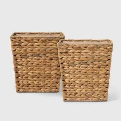 Light Weave Wastebasket Natural - Threshold™ -Safavieh Store GUEST 3bc675e6 5665 41bd 8dca f21123a12d02