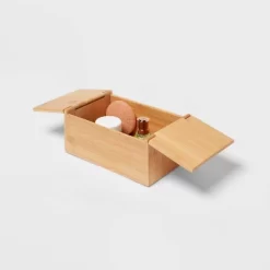 6" X 9" X 4" Rectangular Hinge Lid Bamboo Countertop Organizer - Brightroom™ -Safavieh Store GUEST 448d43d4 ccde 4178 8ab1 21a8ac437e38