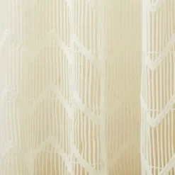 1pc 50"x84" Sheer Zig Zag Macrame Curtain Panel Cream - Opalhouse™ Designed With Jungalow™ -Safavieh Store GUEST 453c4af7 309c 4148 8efd 84874224d2bb