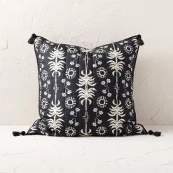 Palm Frond Printed Quilt Sham Black/Off-White - Opalhouse™ Designed With Jungalow™ -Safavieh Store GUEST 46e442d4 e0c7 460d b081 1a8cda65a698