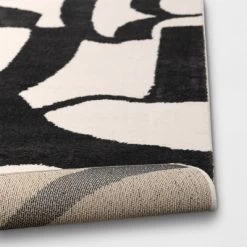 Abstract Inkblot Rug Black/White - Threshold™ -Safavieh Store GUEST 4794689c 040b 444b b960 d50b9ba49a0e