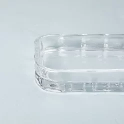 5"x9" Sculpted Glass Vanity Tray Clear - Hearth & Hand™ With Magnolia -Safavieh Store GUEST 48796d66 4831 4c84 a62e 12bb89995810