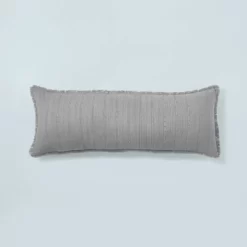 16"x42" Washed Loop Stripe Lumbar Bed Pillow - Hearth & Hand™ With Magnolia -Safavieh Store GUEST 48fffffb f285 4fa1 aafb 2f1f97ff8330