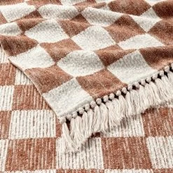 60"x80" Woven Cotton Checkered Bed Throw - Threshold™ -Safavieh Store GUEST 4ce89455 f48f 439d b8d4 1dfb591a210f