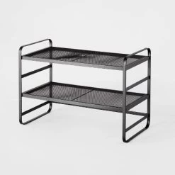2 Tier Shoe Rack Metal Mesh - Brightroom™ -Safavieh Store GUEST 526c6366 f577 4843 a484 8fd156aad026
