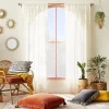 1pc Sheer Banded Geo Macrame Window Curtain Panel White - Opalhouse™ Designed With Jungalow™ 2 1pc Sheer Banded Geo Macrame Window Curtain Panel White - Opalhouse™ Designed With Jungalow™ -Safavieh Store GUEST 5558f3f4 e289 4fce 89ab ad882207829f