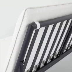 Cushioned Metal Outdoor Loveseat - Cream/Black - Hearth & Hand™ With Magnolia 12 Cushioned Metal Outdoor Loveseat - Cream/Black - Hearth & Hand™ With Magnolia -Safavieh Store GUEST 559437a5 9b7e 430d 87fa d6f614a9cf57