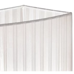 360 Lighting Cube Modern Accent Table Lamp 19 3/4" High White Ribbon Fabric Shade For Bedroom Living Room Bedside Nightstand Office Kids Family House -Safavieh Store GUEST 5d009248 8a65 44f6 90e4 a7a100090e57