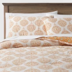 Medallion Printed Comforter & Sham Set Off-White/Dark Gold - Threshold™ -Safavieh Store GUEST 60cf55a4 b131 4cd9 9d3e f2d1287d9cce