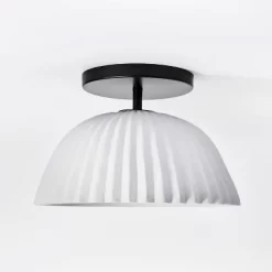 Scalloped Semi-Flush Mount Ceiling Light - Threshold™ Designed With Studio McGee 10 Scalloped Semi-Flush Mount Ceiling Light - Threshold™ Designed With Studio McGee -Safavieh Store GUEST 6b50e049 4ed7 42c0 b38a 9b5300cd63a6
