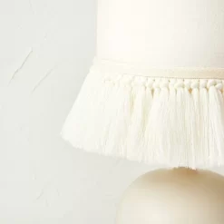 Small Table Lamp With Fringe Shade Off-White (Includes LED Light Bulb) - Opalhouse™ Designed With Jungalow™ -Safavieh Store GUEST 7079ad87 cd05 4cd7 9819 853a3f7ddc63