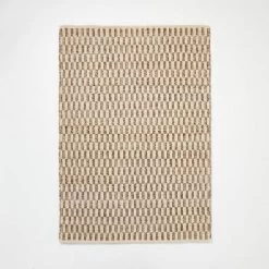 Checkered Stripe Rug Brown - Threshold™ Designed With Studio McGee -Safavieh Store GUEST 717c7841 3032 4250 850a 76c5ab372d6b