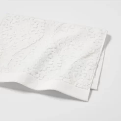 Ogee Towel White - Threshold™ -Safavieh Store GUEST 73f2bb81 cc3a 4e84 9535 9fb46e58e4b7