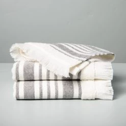 Multistripe Bath Towels Cream/Gray - Hearth & Hand™ With Magnolia -Safavieh Store GUEST 78ade48d d25d 4e09 b83f 227a74722f75