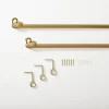 36"-66" Swan Curtain Rod Brass - Opalhouse™ Designed With Jungalow™