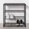 4 Tier Shoe Rack Black Metal With Black Oak Wood - Brightroom™ 2 4 Tier Shoe Rack Black Metal With Black Oak Wood - Brightroom™ -Safavieh Store GUEST 7d8722fc 809b 46bb 8cdc 66a0f0295d4b