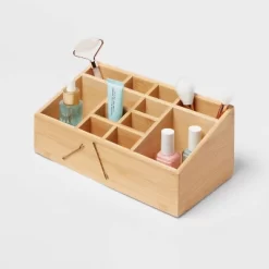 10" X 5" X 4" 12 Compartment Bamboo Countertop Organizer - Brightroom™ 7 10" X 5" X 4" 12 Compartment Bamboo Countertop Organizer - Brightroom™ -Safavieh Store GUEST 8c744fa1 c40c 4a18 88b5 85111e9829ce
