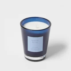 Colored Vase Glass With Dustcover Marine Moss Candle Blue - Threshold™ -Safavieh Store GUEST 92ed5d27 7850 40ae bc3d 182e0d599d8a