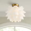 Possini Euro Design Modern Ceiling Light Semi Flush Mount Fixture White Flower Gold Metal 15 3/4" Wide Living Room Bedroom Kitchen 2 Possini Euro Design Modern Ceiling Light Semi Flush Mount Fixture White Flower Gold Metal 15 3/4" Wide Living Room Bedroom Kitchen -Safavieh Store GUEST 97aba4d1 b8bc 4a3c 9856 5d7e7b03a75a