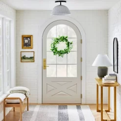 Scalloped Semi-Flush Mount Ceiling Light - Threshold⢠Designed With Studio McGee